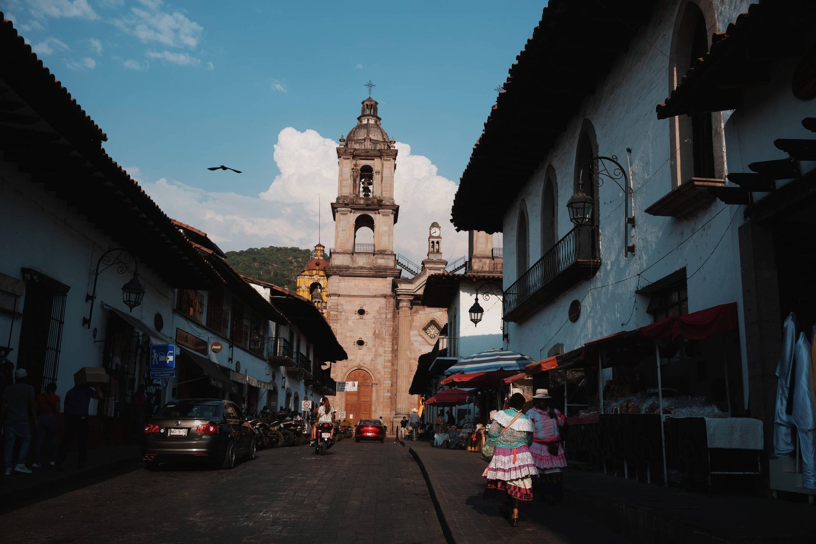 Centro histórico de Valle de Bravo, no México, destino procurado por turistas brasileiros